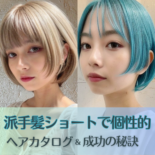 派手髪ショートで個性的に！ヘアカタログと成功させる秘訣を紹介