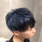 ブルーブラック×メンズの人気ヘアカタログ8選！ブリーチあり・なしの違いも解説