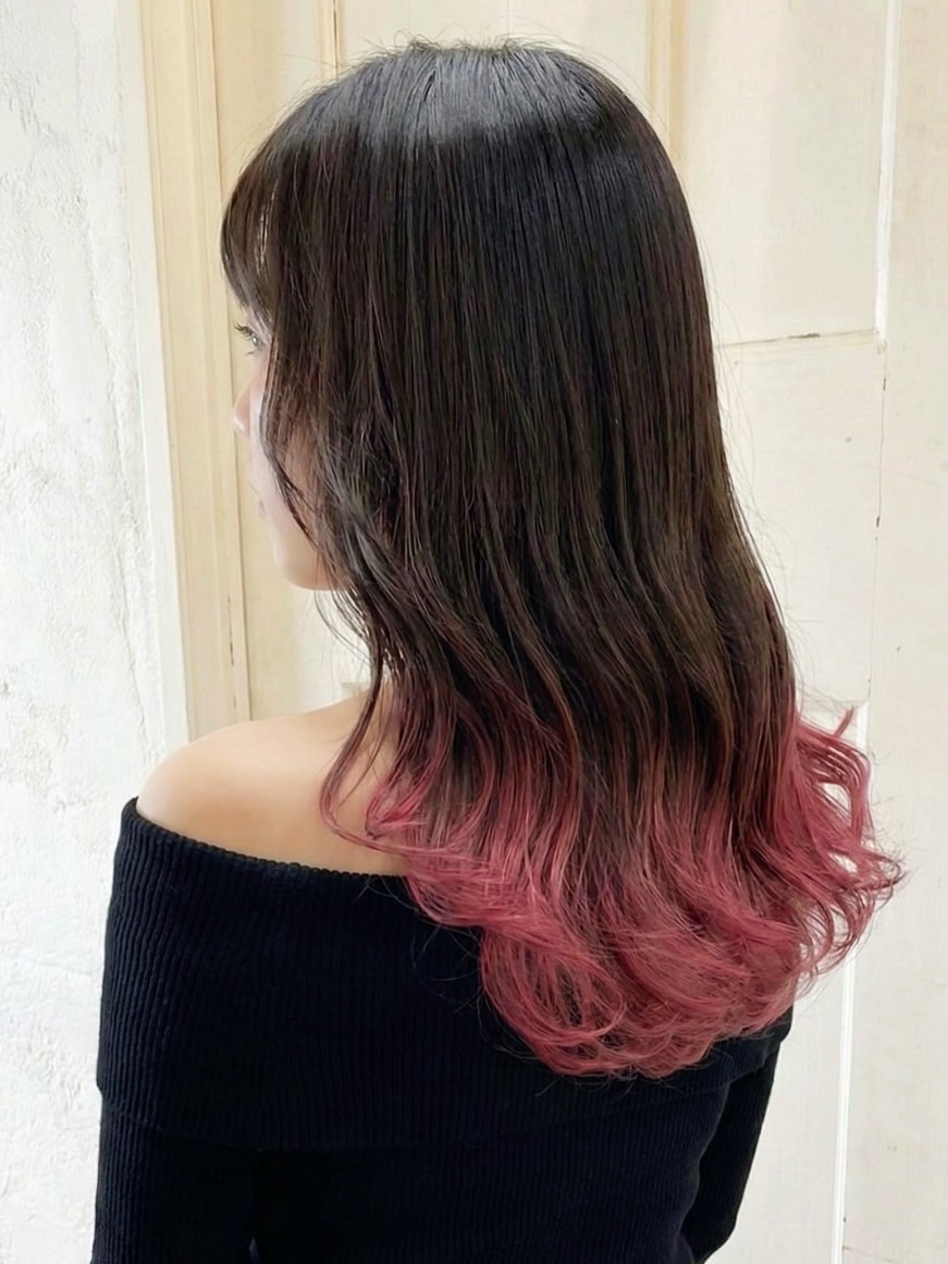 ピンクのグラデーションカラー特集！とびきり可愛い髪色に染めよう