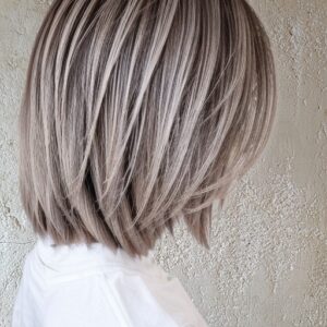 バレイヤージュで白髪が気にならない髪色へ!若々しい褒められヘアに♡