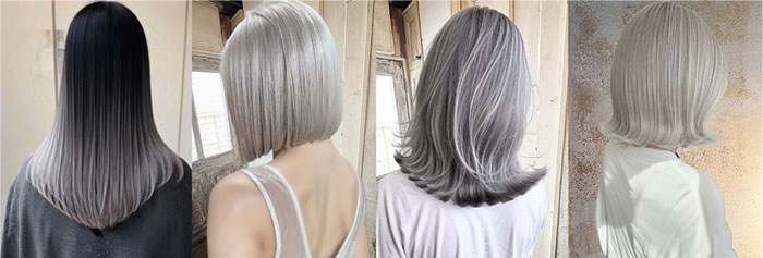 【おすすめ!シルバーカラー9選】ヘアカラーのレシピのコツも教えます。