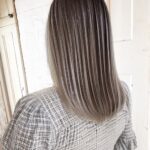 バレイヤージュ×ミルクティーベージュで憧れの透明感カラーに染めよう！