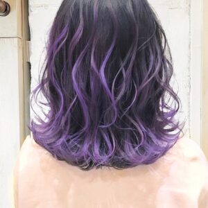 紫のハイライトヘアカタログ13選！さりげなく個性を出せるカラーに染めよう