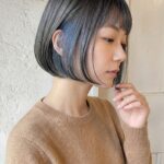 黒髪ボブのインナーカラー15選！人気色・髪型・年代別をまとめてチェック