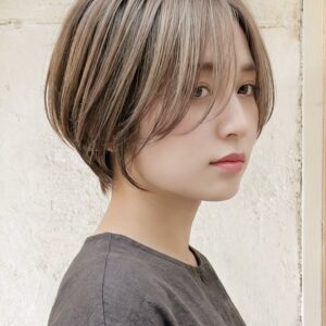 ショート×アンブレラカラーヘアカタログ10選！伸びたときの染め方や注意点も解説